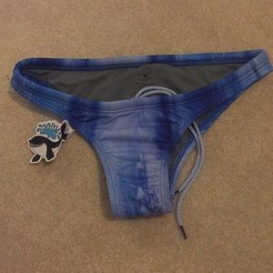 Blue Tie Dye Jolyn Bikini Bottoms